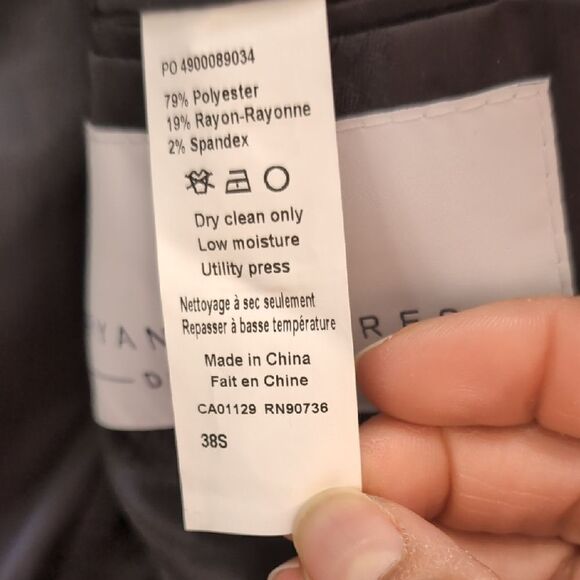 Ryan Seacrest Distinction Blue Tuxedo with Black Satin Lapel Sz 38S - Picture 10 of 15